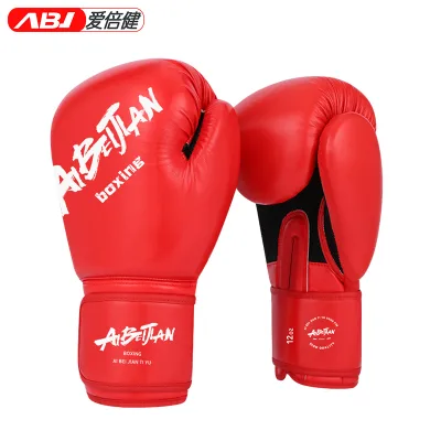 Cowhide Leather Shopping Boxing Gloves With Custom Logo