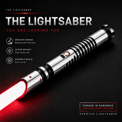 USA Europe Toy Exhibition Best Seller DIY LED Light-Up Metal Sword with Smooth Swing Fire Flashing Lightsaber Hot Sales Product