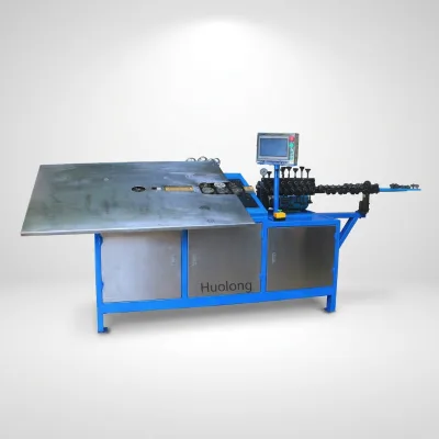 2D Wire Bending Machine, High Abrasion Automatic CNC Control