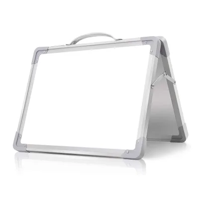 Foldable and Portable Magnetic Double Side Dry Erase Whiteboard with Handle for Children 30x40cm  Desktop Classroom