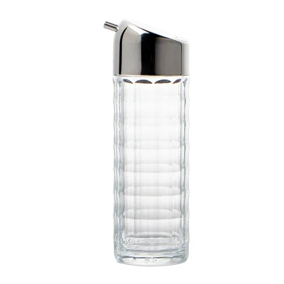 Commercial Restaurant 304 Stainless Steel Vinegar Pot Creative High-End Soy Sauce Vinegar Bottle Kitchen Use Seasoned Acrylic