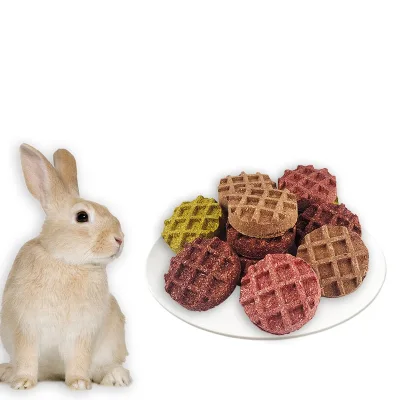 Pet Rabbit Guinea Pig Hamster My Neighbor Totoro Molar Snacks Waffles Molar Cake Nutrition Grass Cake