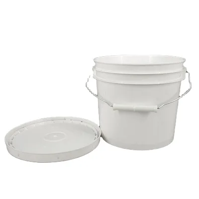Multi-Purpose Injection Molded Plastic Bucket with Safety Lid