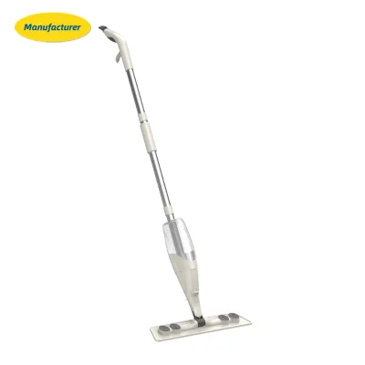 OEM Accepted Hot Seller Eco-Friendly Microfiber Cloth Spray Mop with Aluminum Pole and Water Bottle