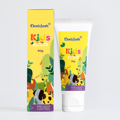 100g Orange Flavored Toothpaste Sweet Toothpaste Gentle Toothpaste for Kids' Oral Care