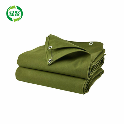 Factory Price Heavy Duty Waterproof Big Asphalt Truck Covering Cotton Canvas Tarpaulin