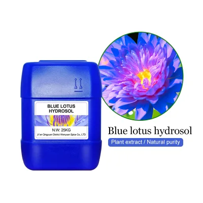 Blue Lotus Hydrosol Organic for Skin Face 100% Pure Natural Egyptian Water Lily Floral Water Premium Grade 1kg