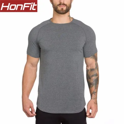High Quality Workout Sports 95%cotton Mens t Shirt Gym Fitness