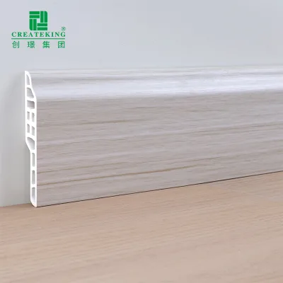 Wholesale PVC Skirting Board Factory Price Waterproof Wall Base Trim 26 Years Experience Manufacturer Skirting