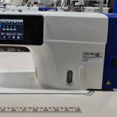 JukiSDDL-900C Direct Drive Single Needle Flatbed Automatic Thread Cutting Sewing Machine for Medium and Heavy Materials