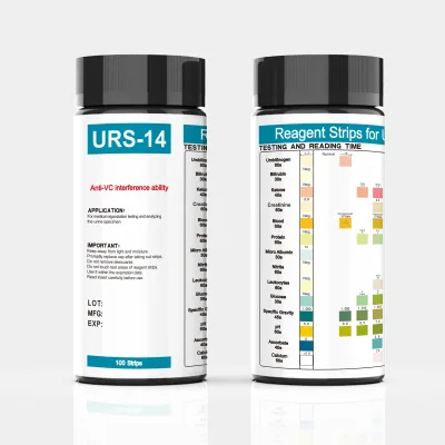 14-in-1 Urine Test Kit for Home Clinical Use-CE Certified -Tests Full Urine Panel Parameters 24-Month Shelf Life