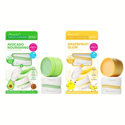 All Skin Types Vegan Moisturizing Gentle Organic Cleansing Makeup Remover Deep Cleanses Nourishes Private Label Cleansing Balm