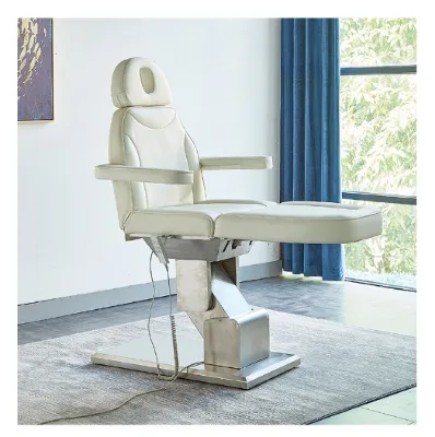 Adjustable Facial Bed Massage Beauty Salon Electric Beauty Chair Tatoo Stool for Esthetician Hotel Set Black Beige Custom Color