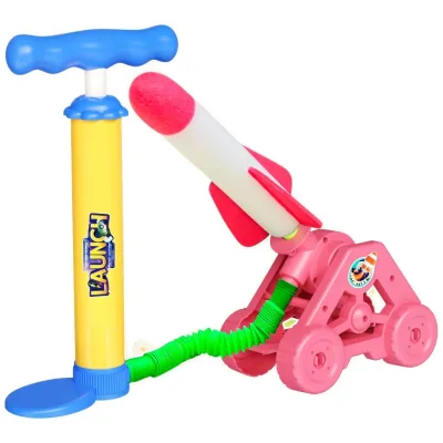 Explosive Puzzle tank Rocket Outdoor Skylit Rocket with air Pump Launch Children's Toys