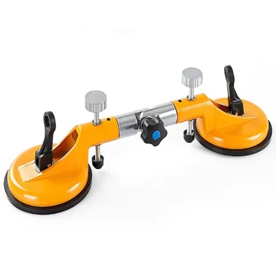 MUFASHA TPQ120Z 90 Degree Angle Stone Seam Setter Vacuum Suction Cup Adjustable Granite Double Aluminum Tiles Installation Tool