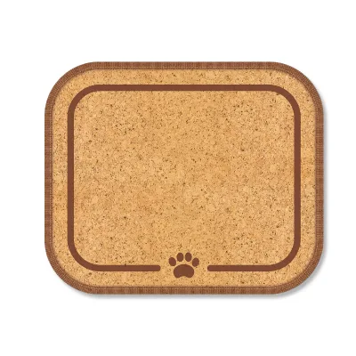 Pet Feeding Mat Absorbent Cat Mat for Food and Water Bowl No Stains Quick Dry Cat Water Dispenser Mat