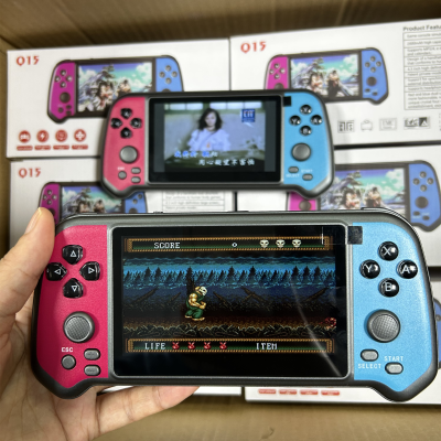 4.3 Inch Handheld Video Games Console Q15 Support TF Card Player Bulit-in 500 Games Console