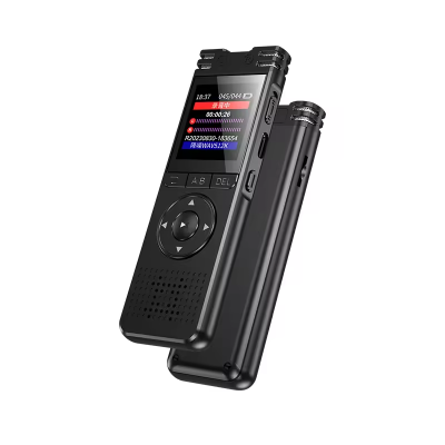 Portable Digital Voice Recorder 1536KBPS Stereo Audio Records in MP3 Wav REC Formats for Meetings and Lectures