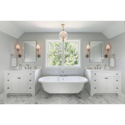 CBMmart Sell Like Hot Cakes Bathroom Wall Cabinet Bathroom Vanity with Mirror