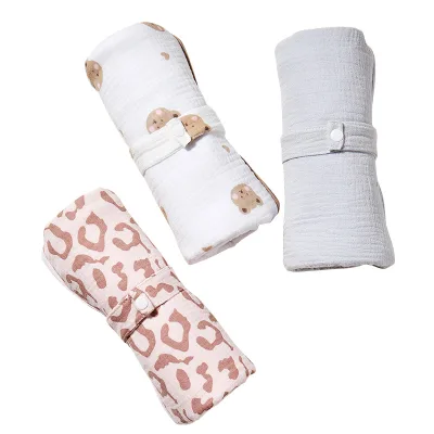 Travel Infant Newborn 50*70 Nursing Summer Contoured Muslin Waterproof Portable Diaper Baby Changing Pad