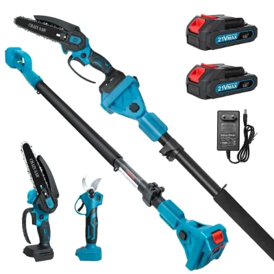 Fast Delivery Industrial Grade Electric Battery Scissors Long Pole Commercial Power Wood Chain Saw From Factory