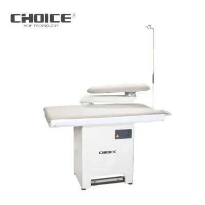 TD-B5 80*150mm Upper Exhauststeam Ironing Vacuum Table Vacuum Outlet Electric Ironing Table for Garment Factory