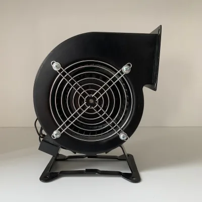 AC Forward Single Inlet Hot air Powerful Metal Shell Smoke Exhaust Fan 220v Industrial Centrifugal Blower with Bracket