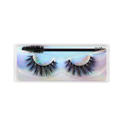 Your logo False Eyelashes Natural 3d Silk Lashes Synthetic Hair Eyelashes Oem