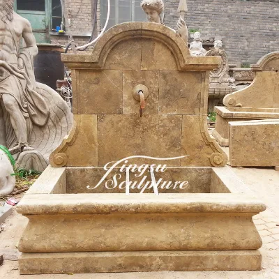 Directly Factory Wall Mounted Marble Water Fountain