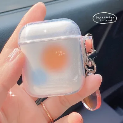 Trendy Transparent Case for Apple Airpods 1 2 3  Pro Cute Case Cover  BT Earphone Case Accessories Headphone Box