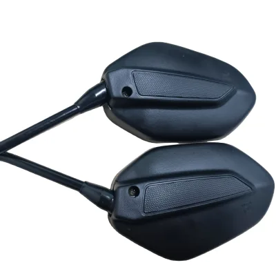Black Motorcycle Hard Plastic Rearview Mirror