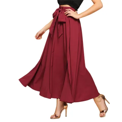 2022 Skirts Women Elegant Long Islamic Muslim Pack Hips Malaysia Elastic Turkish Islamic Clothing Wholesale