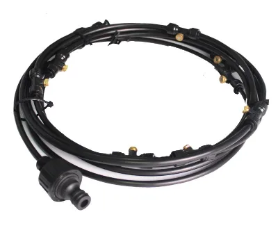 Outdoor Mist Cooling System Irrigation Kits for Greenhouse Garden Patio 6M Mister Line System