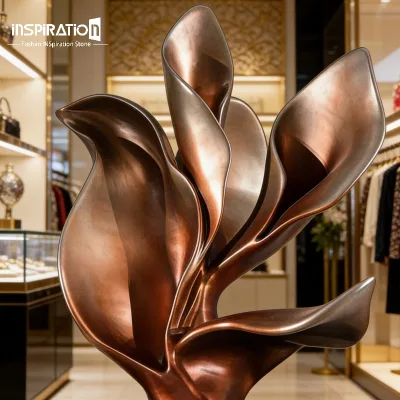 Abstract FRP Outdoor Sculpture for Garden Park Plaza