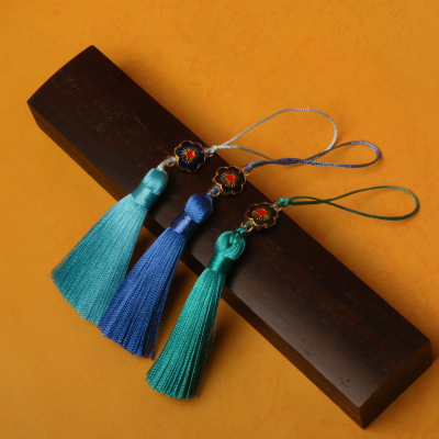 Wholesale 6cm Short With Beaded Silk Tassels Fringe for Garment Mix Color Custom Tassel