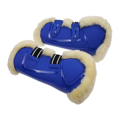Natural Sheepskin Horse Boots with Fleece Lining for Extreme Warmth & Comfort