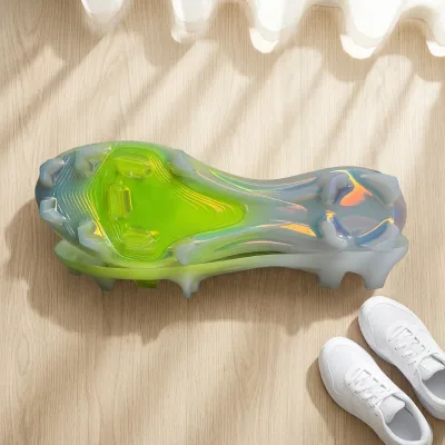 Kezhi Good Quality Electroplating Spray Coating and Transfer Printing TPU Football Sole Lightweight Football Boot Sole