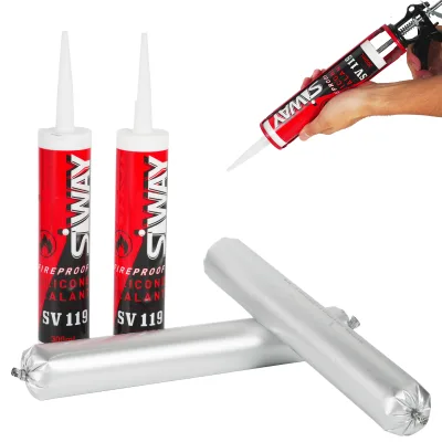 SV119 High Temperature FV-0 Fire Rated Caulk Neutral One Component Firestop Silicone Sealant for Window Door Curtain Wall