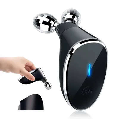 Microcurrent Facial Device Microcurrent Face Massager Roller 4D Facial Massager Beauty Skin Care Tool for Face Eye Neck