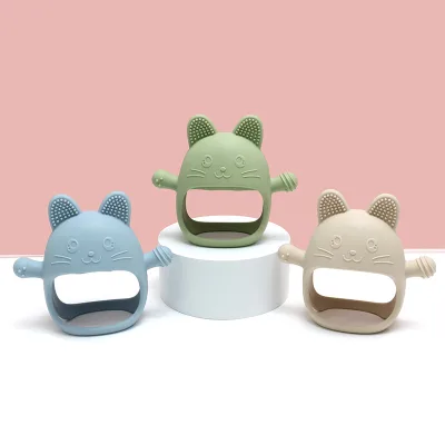 Wholesale Rabbit Silicone Soft Teethers OEM/ODM Food-Grade Baby Chew Toys Custom Soothing Teether Design Low MOQ Ready Ship