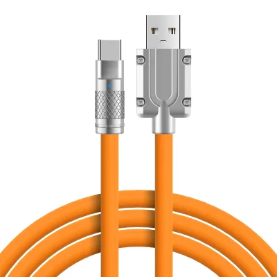 New Arrival 6A Zinc Alloy Super Fast Charging Cable for Type-C