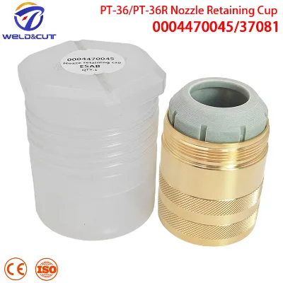 0004470045 Nozzle Retaining Cup 50A-600A for ESAB PT-36 PT-19XLS Water Cooled Plasma Torch
