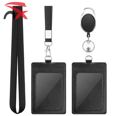 Hannuo Wholesale Custom Low Price Adjustable Polyester ID Badge Holder Lanyard Rainbow Neck Strap for Promotion