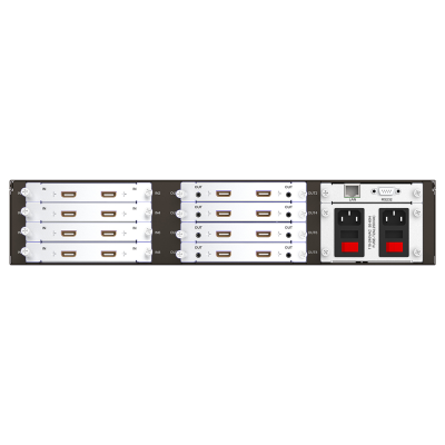 Seamless hdmi matrix 8x8 Character Overlay Function: Font / Color / Size Control Available