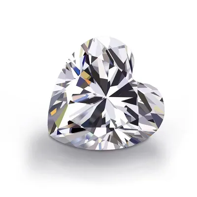 Manufacturer Bulk Vvs D Color Loose Heart Moissanite for Eternity Engagement Rings