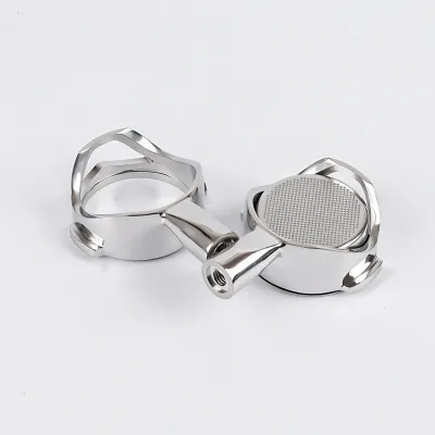 E61 Gemile Coffee Bottomless Hollow Handle Rocket/Pegasus Accessories 304 Stainless Steel Single Handle Head 58MM Modern
