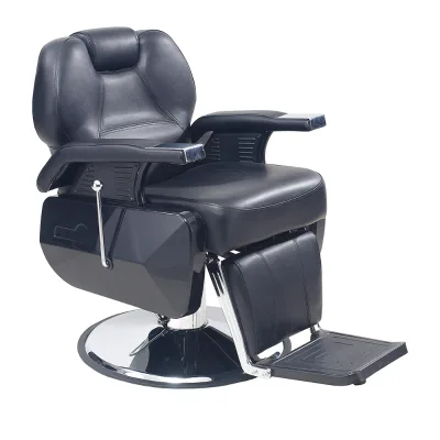 Professional Men's Barber Chair with Hydraulic Pump Belmont Hairdresser Equipment Metal Barbershop Chair