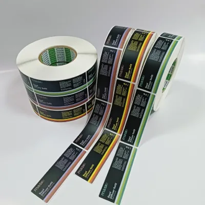 Custom Adhesive Sticker Anti-scratch Matte Vinyl Eco-Friendly Waterproof Reed Diffuser Refill Bottle Label Roll Personalised