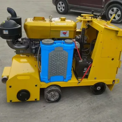 Hydraulic Milling Machine Concrete Pavement Deep Roughening Machine Small Hand-push Self-propelled Cement Floor Milling Machine