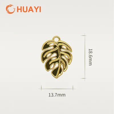 Bra Alloy Leaf Shaped Pendant Underwear Accessories Women's Underwear Decoration Adhesive Bouquet Button